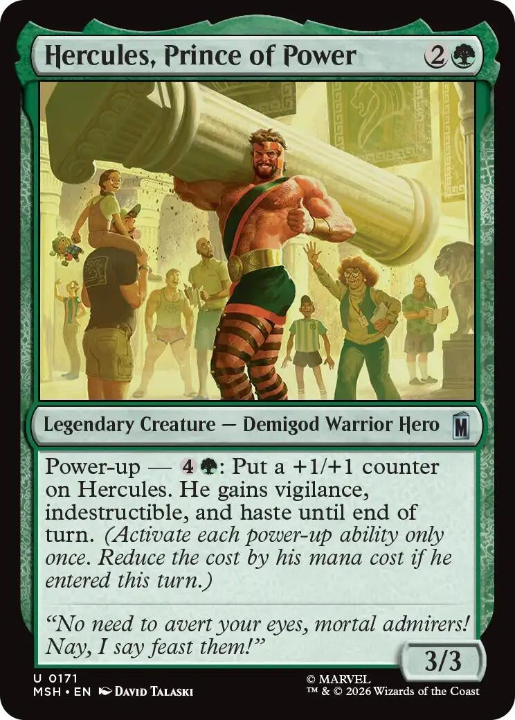 Image for Hercules, Prince of Power (171) [Marvel Super Heroes] - Magic: The Gathering