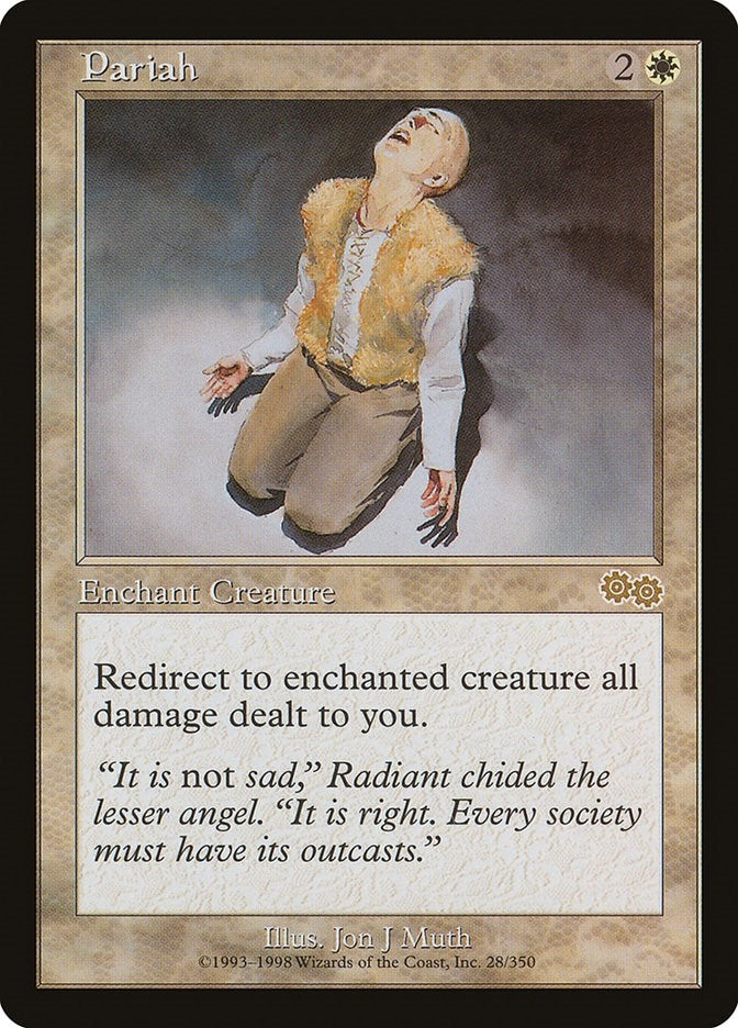 Image for Pariah (28) [Urza's Saga] - Magic: The Gathering