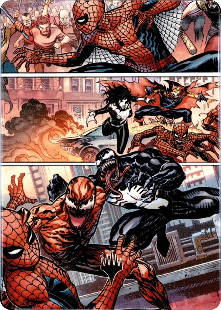 Image for Maximum Carnage Art Card (Gold-Stamped Planeswalker Symbol) (46) [Art Series: Marvel's Spider-Man] - Magic: The Gathering