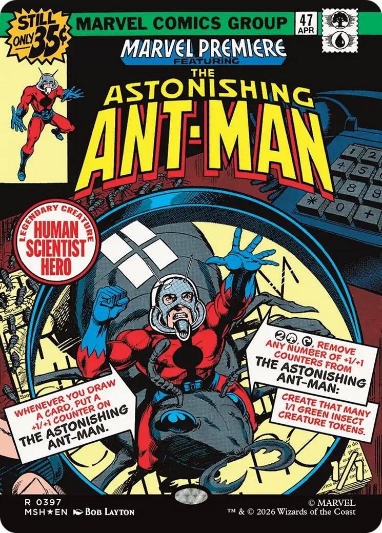 Image for The Astonishing Ant-Man (Borderless) (397) [Marvel Super Heroes] - Magic: The Gathering