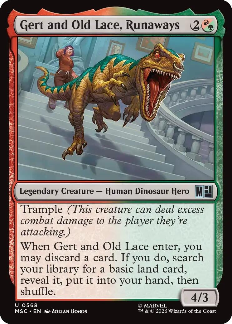 Image for Gert and Old Lace, Runaways (568) [Commander: Marvel Super Heroes] - Magic: The Gathering
