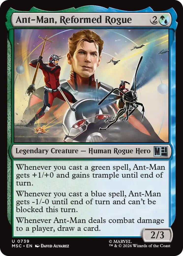 Image for Ant-Man, Reformed Rogue (739) [Commander: Marvel Super Heroes] - Magic: The Gathering