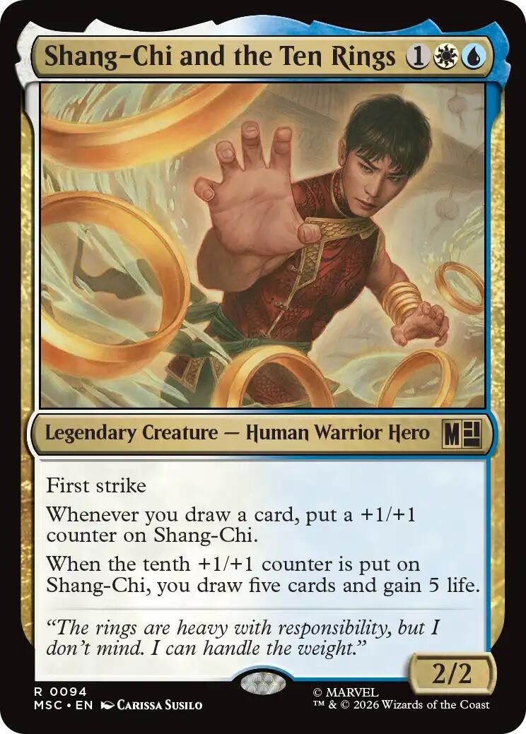 Image for Shang-Chi and the Ten Rings (Surge Foil) (94) [Commander: Marvel Super Heroes] - Magic: The Gathering