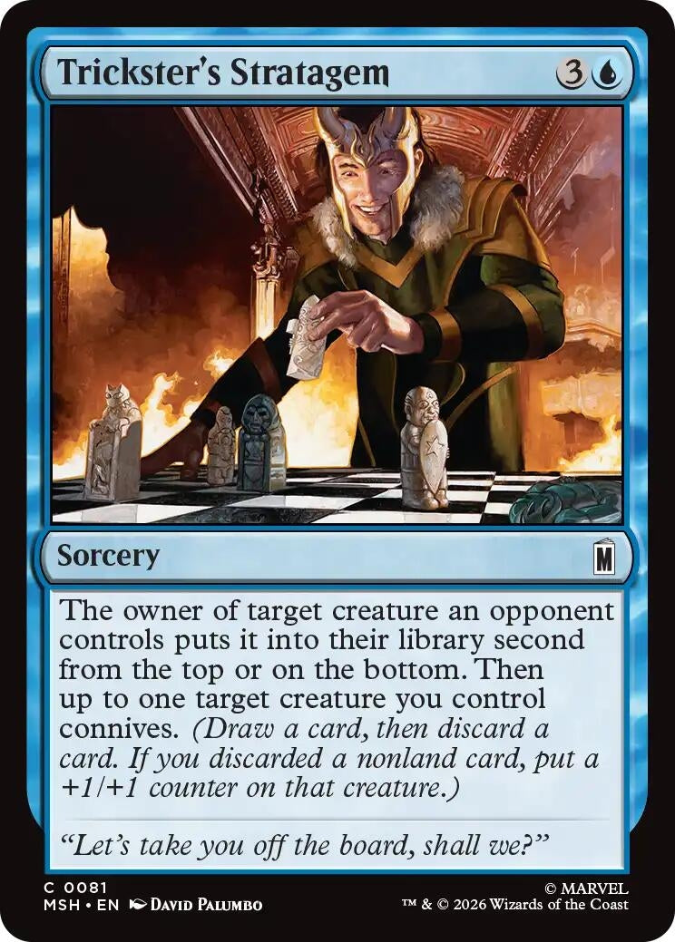 Image for Trickster's Stratagem (81) [Marvel Super Heroes] - Magic: The Gathering