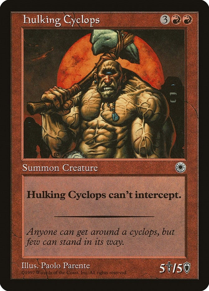 Image for Hulking Cyclops [Portal] - Magic: The Gathering