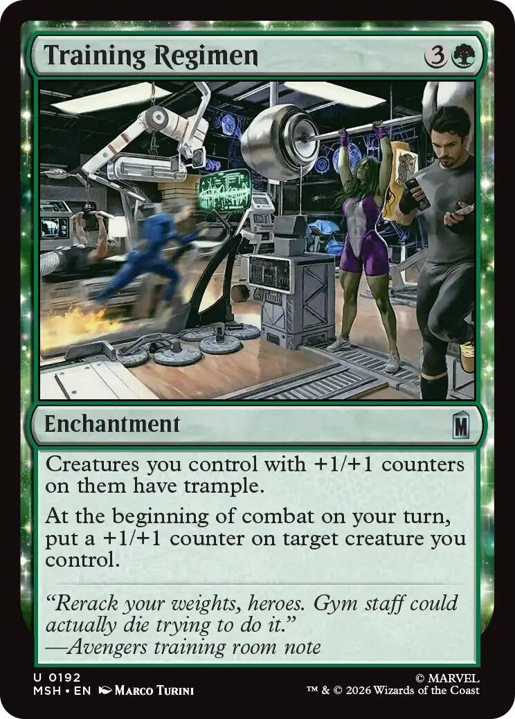 Image for Training Regimen (192) [Marvel Super Heroes] - Magic: The Gathering