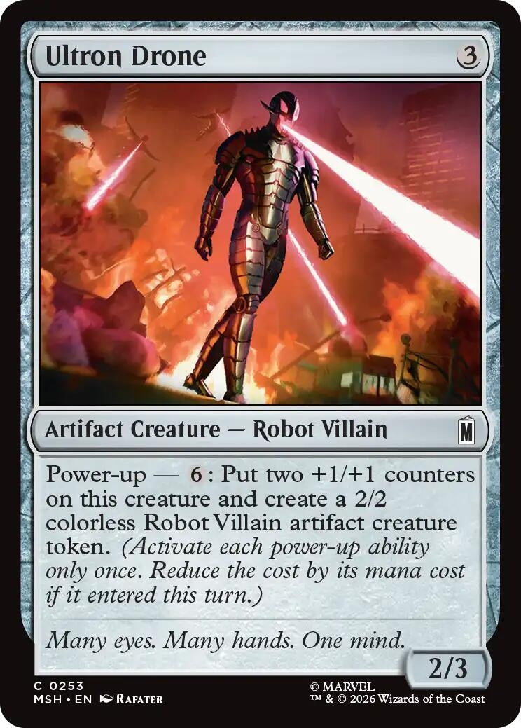 Image for Ultron Drone (253) [Marvel Super Heroes] - Magic: The Gathering
