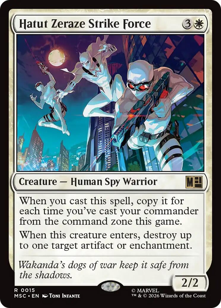 Image for Hatut Zeraze Strike Force (15) [Commander: Marvel Super Heroes] - Magic: The Gathering