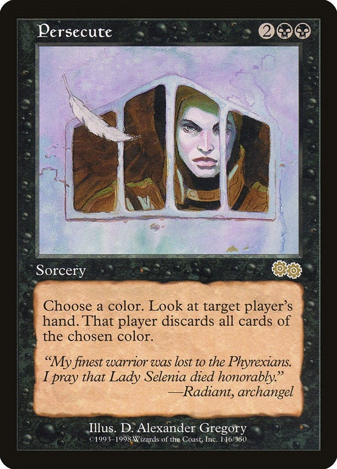 Image for Persecute (146) [Urza's Saga] - Magic: The Gathering
