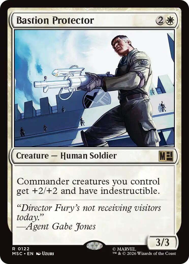 Image for Bastion Protector (122) [Commander: Marvel Super Heroes] - Magic: The Gathering