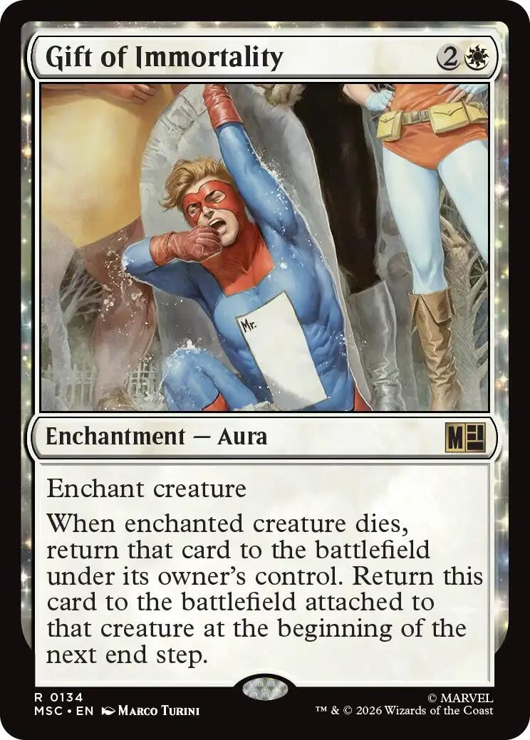 Image for Gift of Immortality (134) [Commander: Marvel Super Heroes] - Magic: The Gathering