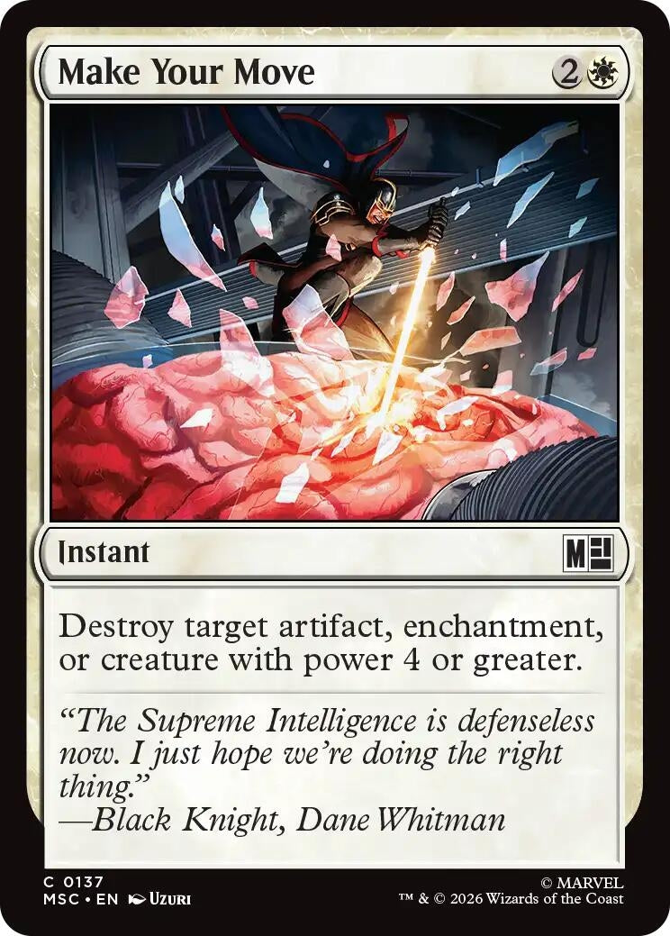 Image for Make Your Move (137) [Commander: Marvel Super Heroes] - Magic: The Gathering