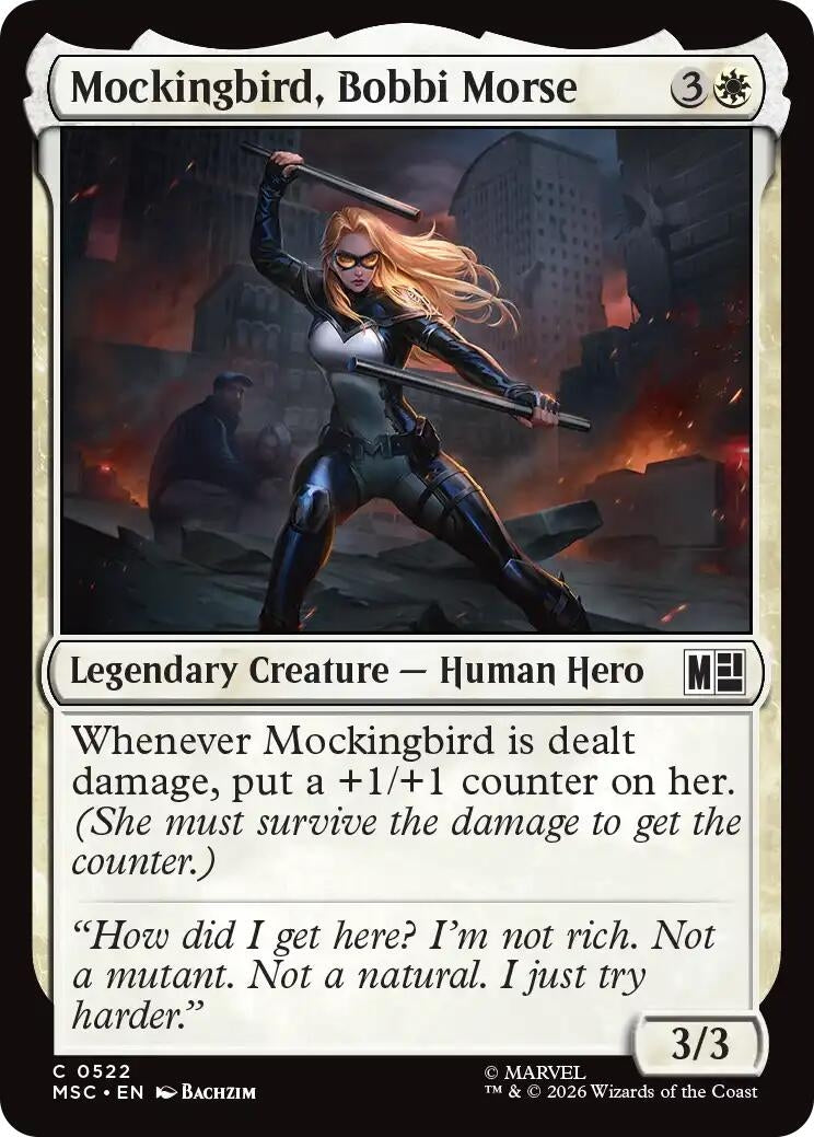Image for Mockingbird, Bobbi Morse (0522) (522) [Commander: Marvel Super Heroes] - Magic: The Gathering