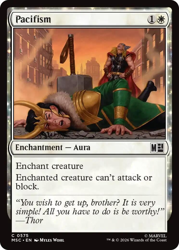 Image for Pacifism (575) [Commander: Marvel Super Heroes] - Magic: The Gathering