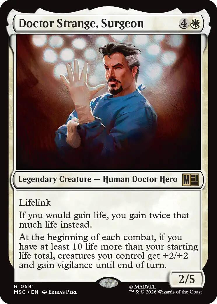 Image for Doctor Strange, Surgeon (591) [Commander: Marvel Super Heroes] - Magic: The Gathering