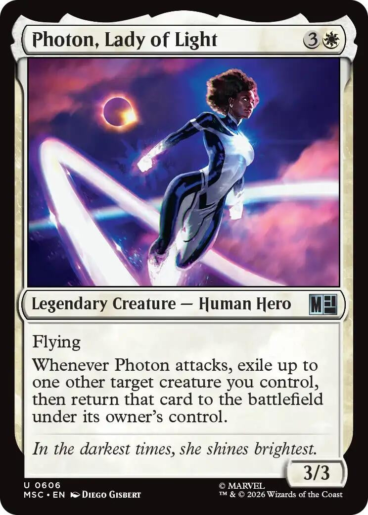 Image for Photon, Lady of Light (606) [Commander: Marvel Super Heroes] - Magic: The Gathering