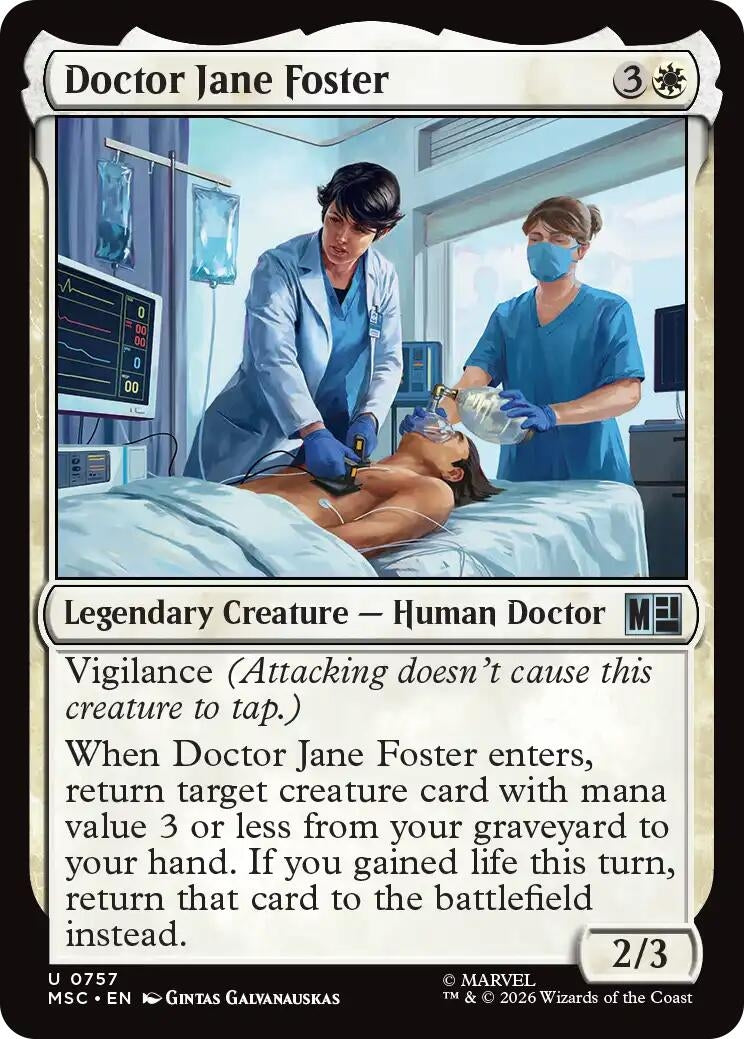 Image for Doctor Jane Foster (757) [Commander: Marvel Super Heroes] - Magic: The Gathering