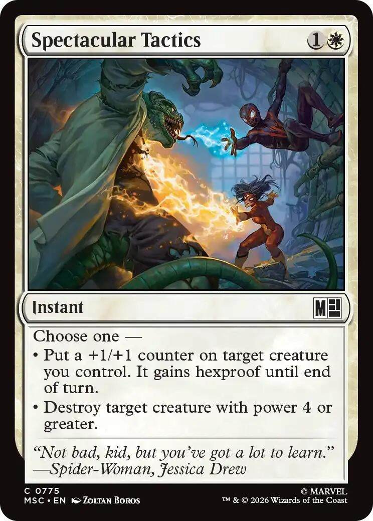 Image for Spectacular Tactics (775) [Commander: Marvel Super Heroes] - Magic: The Gathering