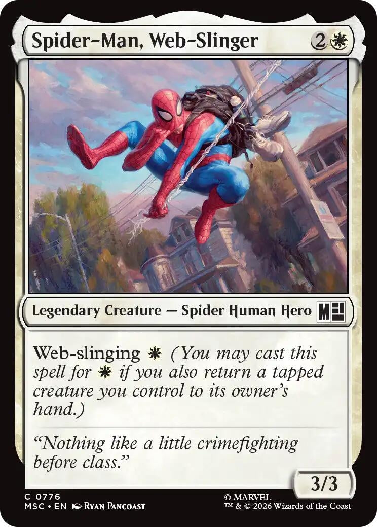 Image for Spider-Man, Web-Slinger (776) [Commander: Marvel Super Heroes] - Magic: The Gathering