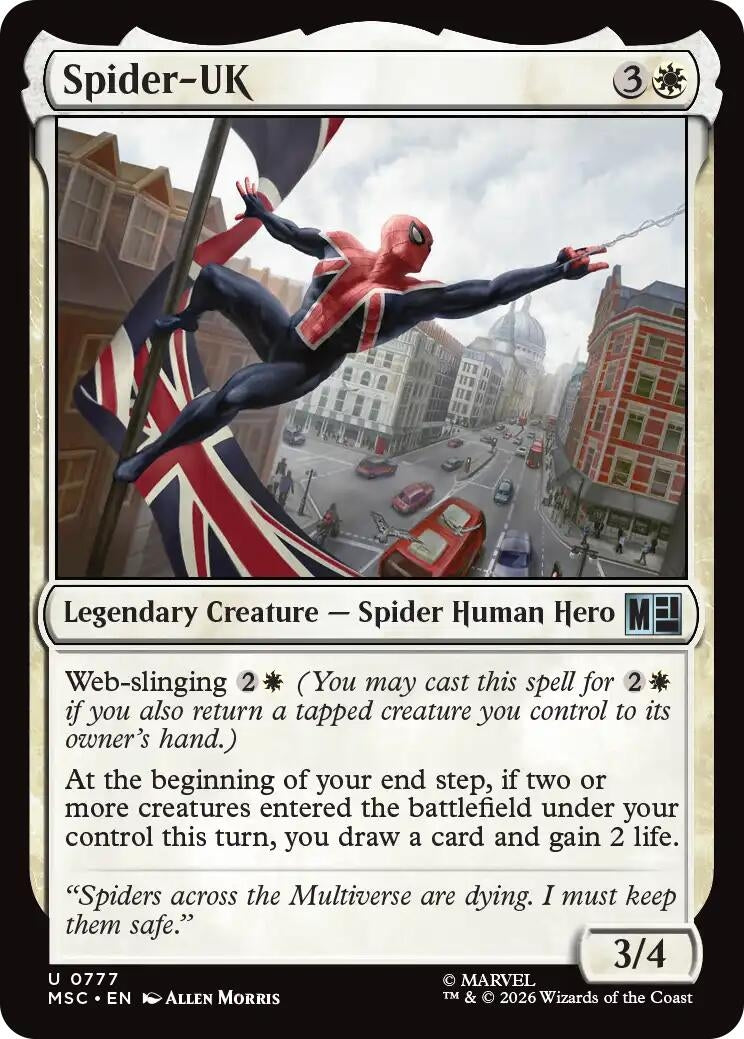 Image for Spider-UK (777) [Commander: Marvel Super Heroes] - Magic: The Gathering