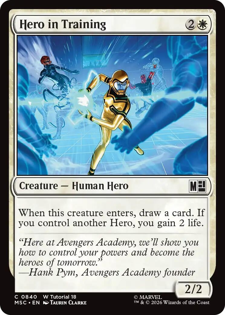 Image for Hero in Training (840) [Commander: Marvel Super Heroes] - Magic: The Gathering