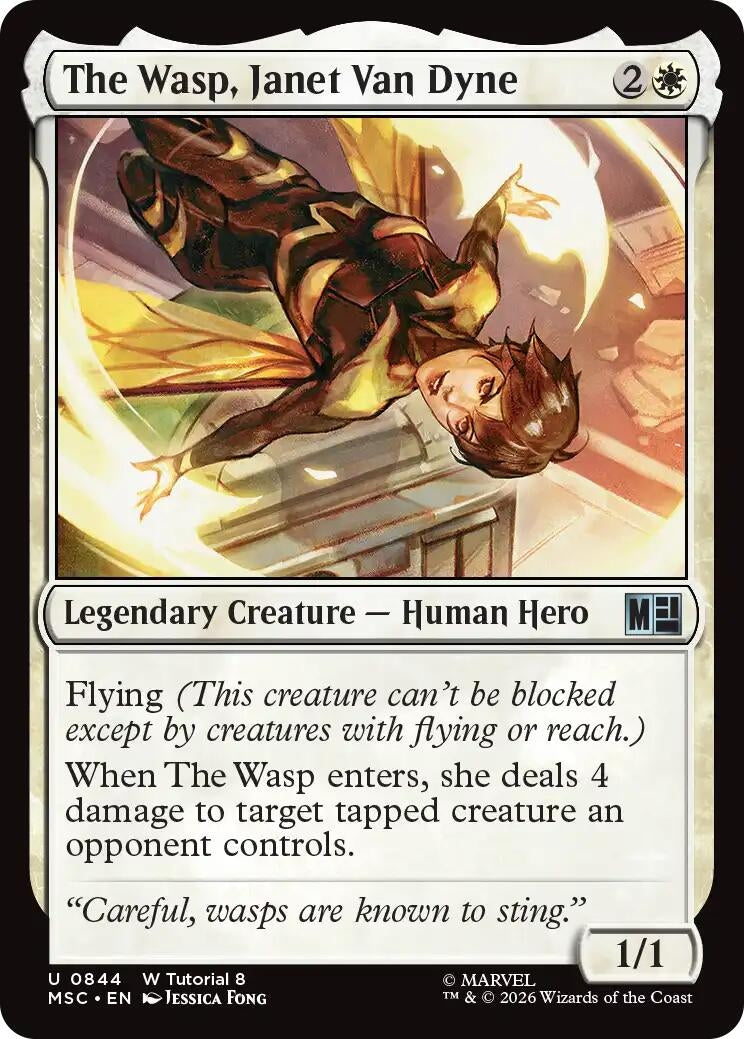 Image for The Wasp, Janet Van Dyne (0844) (844) [Commander: Marvel Super Heroes] - Magic: The Gathering