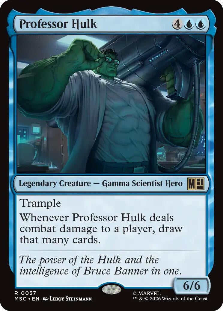 Image for Professor Hulk (37) [Commander: Marvel Super Heroes] - Magic: The Gathering