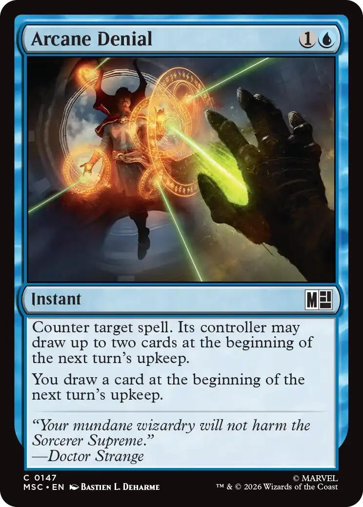 Image for Arcane Denial (147) [Commander: Marvel Super Heroes] - Magic: The Gathering