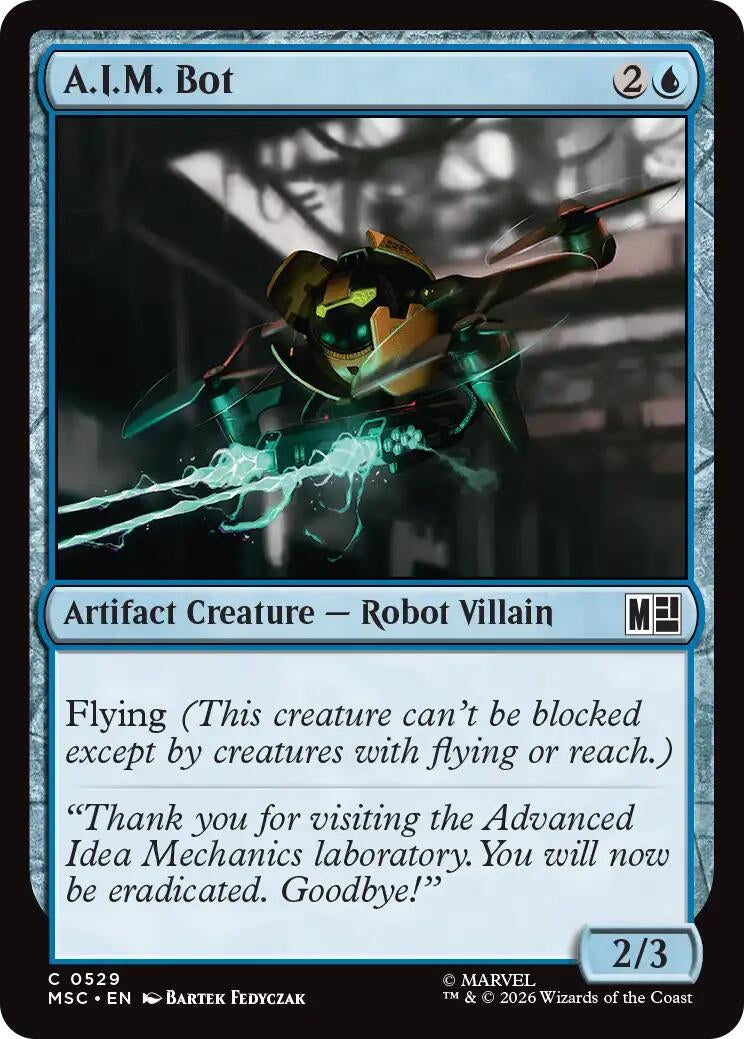 Image for A.I.M. Bot (529) [Commander: Marvel Super Heroes] - Magic: The Gathering