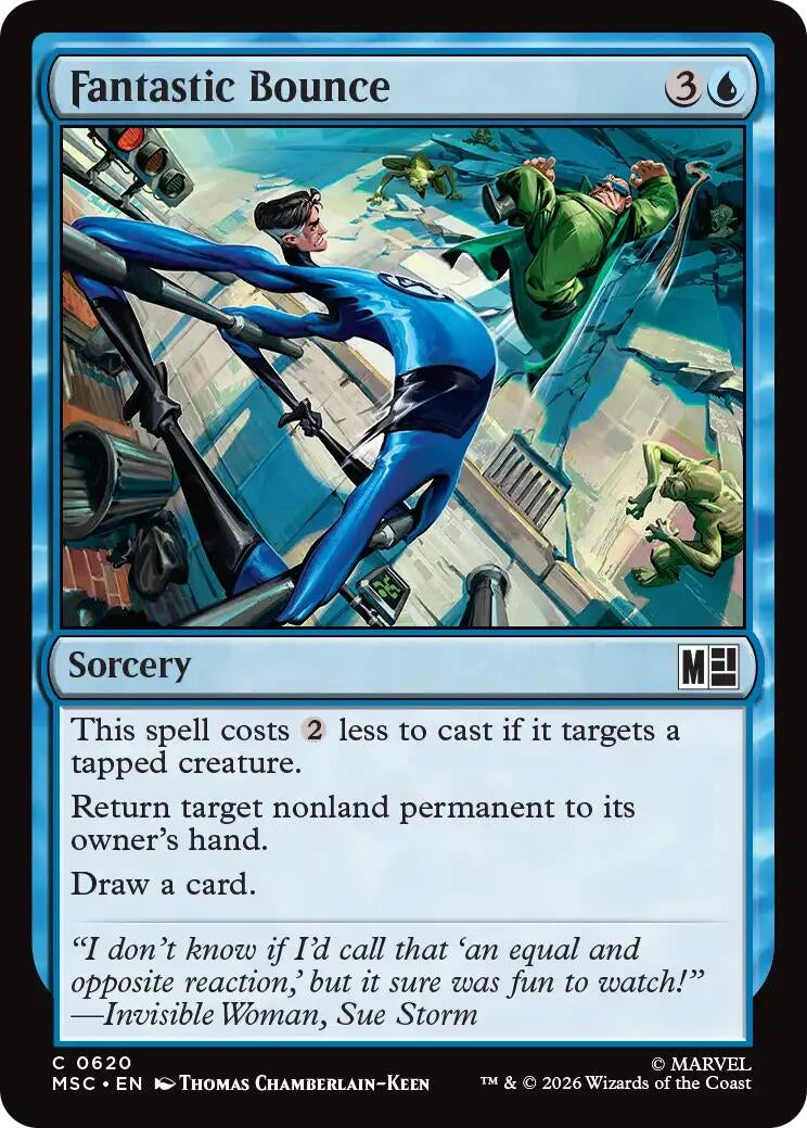 Image for Fantastic Bounce (620) [Commander: Marvel Super Heroes] - Magic: The Gathering