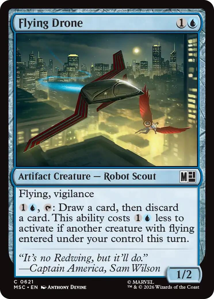 Image for Flying Drone (621) [Commander: Marvel Super Heroes] - Magic: The Gathering