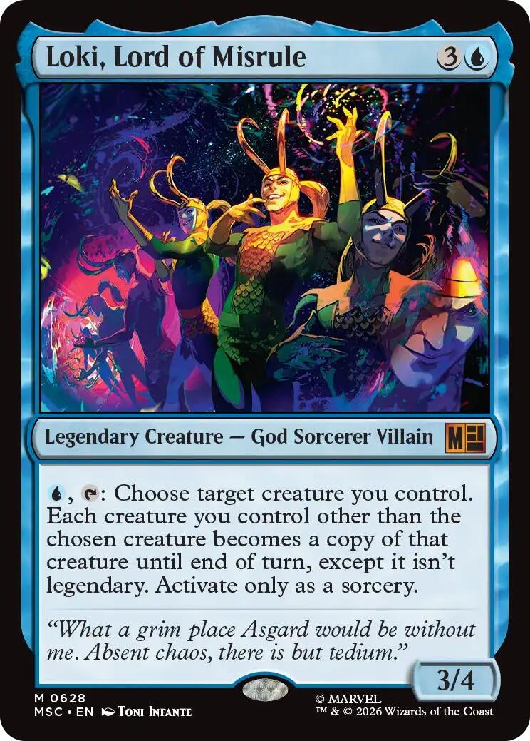 Image for Loki, Lord of Misrule (628) [Commander: Marvel Super Heroes] - Magic: The Gathering