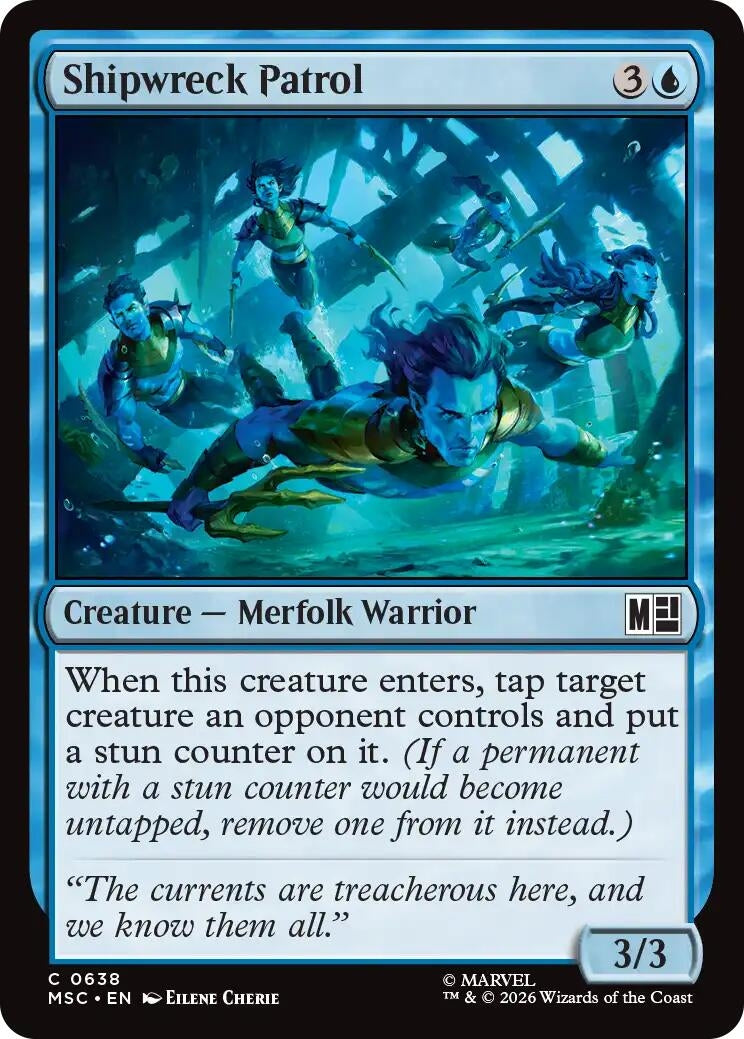 Image for Shipwreck Patrol (638) [Commander: Marvel Super Heroes] - Magic: The Gathering