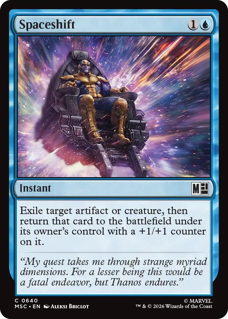Image for Spaceshift (640) [Commander: Marvel Super Heroes] - Magic: The Gathering