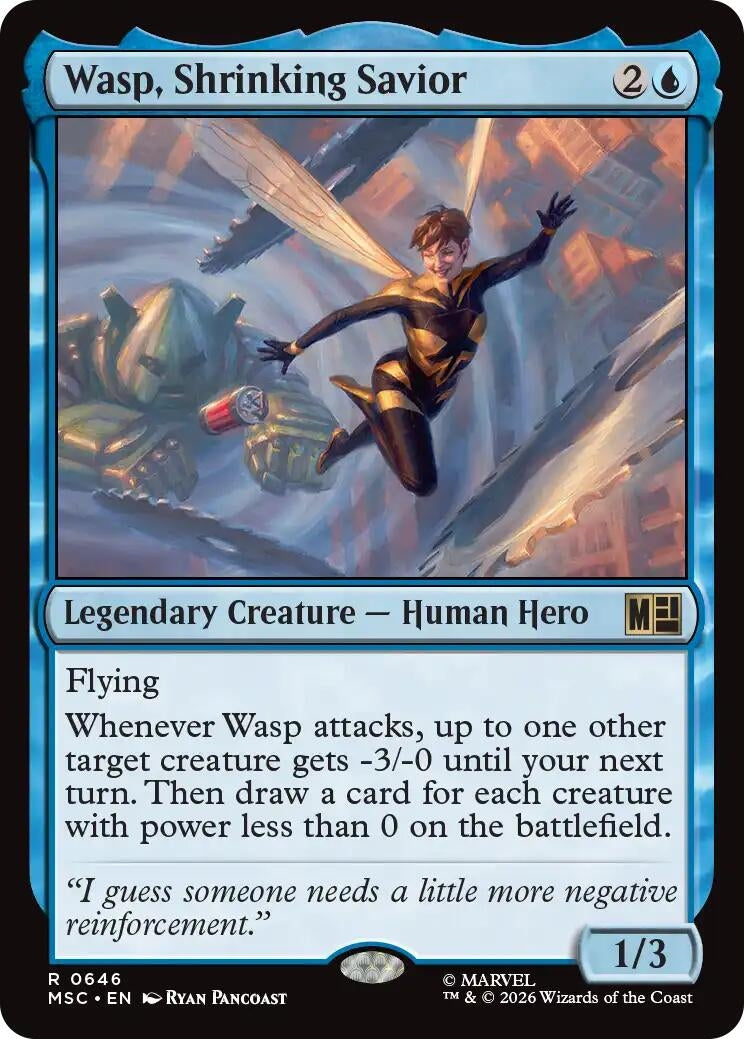 Image for Wasp, Shrinking Savior (646) [Commander: Marvel Super Heroes] - Magic: The Gathering