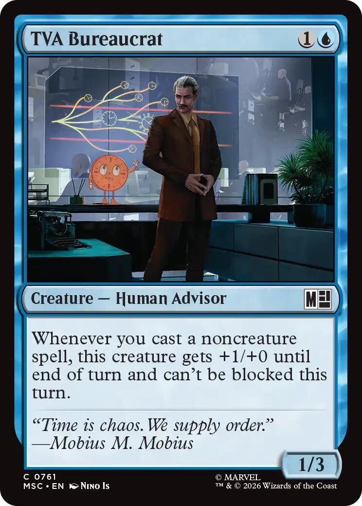 Image for TVA Bureaucrat (761) [Commander: Marvel Super Heroes] - Magic: The Gathering
