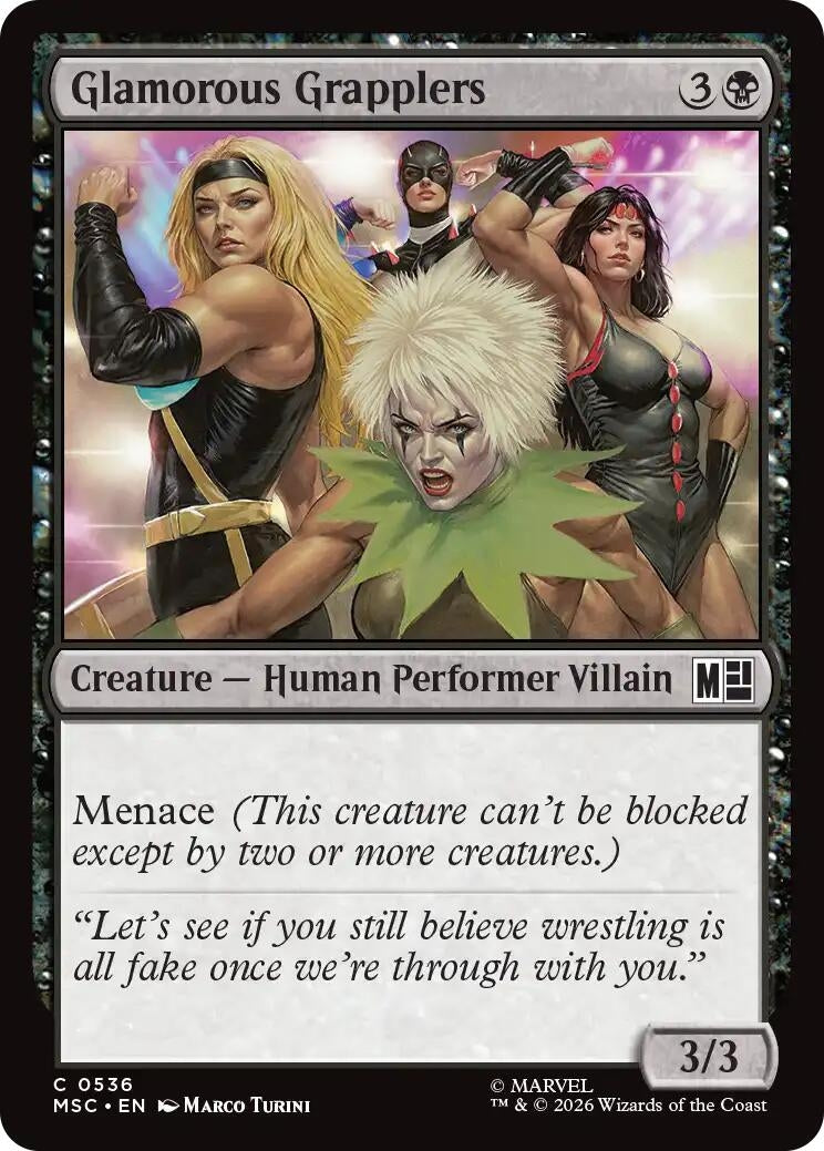 Image for Glamorous Grapplers (536) [Commander: Marvel Super Heroes] - Magic: The Gathering