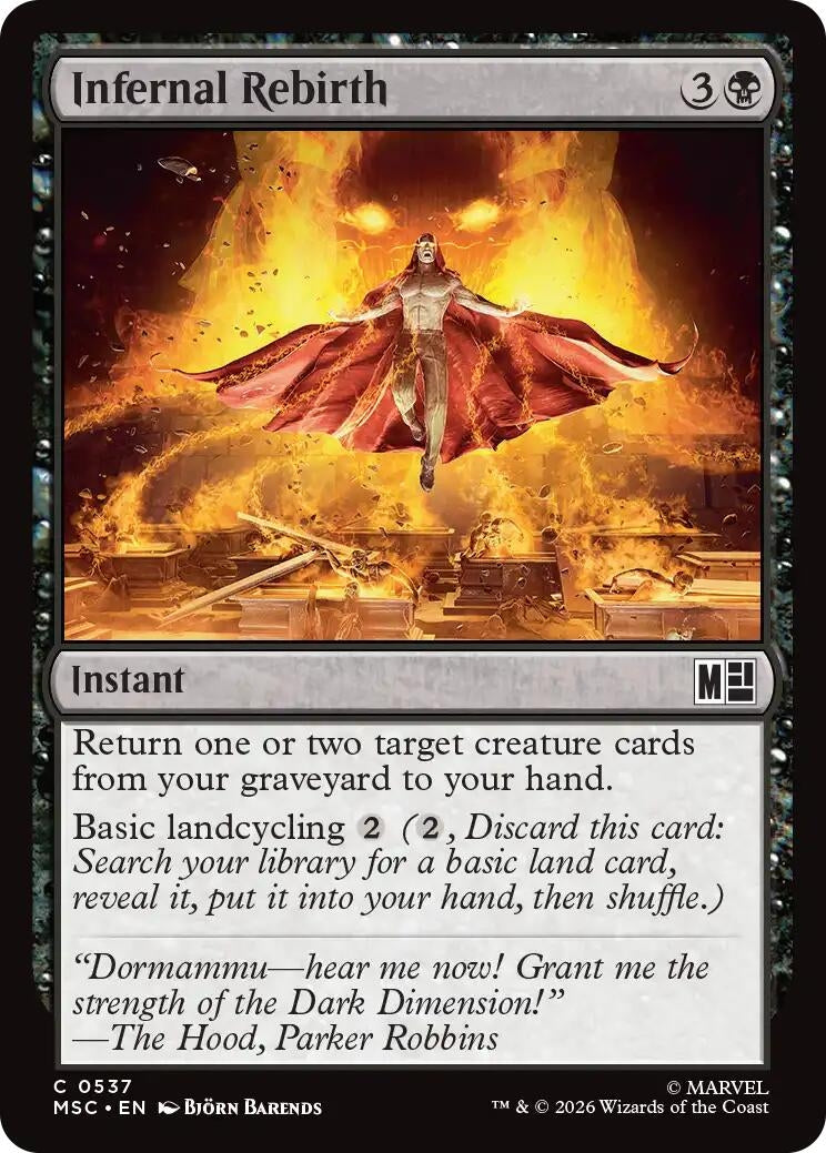 Image for Infernal Rebirth (537) [Commander: Marvel Super Heroes] - Magic: The Gathering