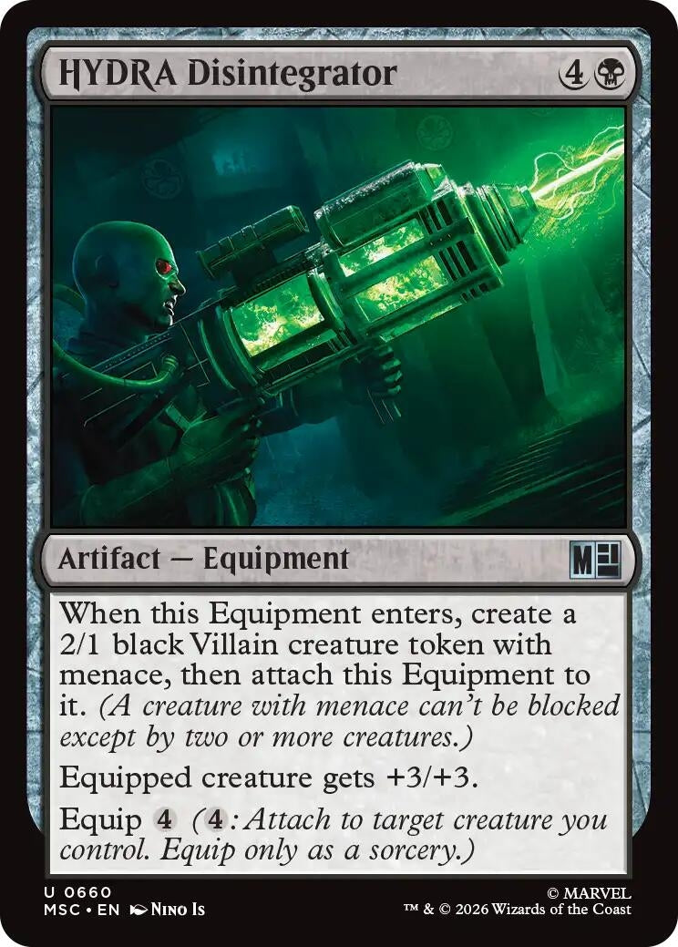 Image for HYDRA Disintegrator (660) [Commander: Marvel Super Heroes] - Magic: The Gathering
