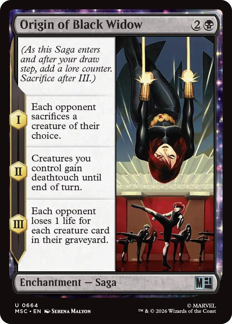 Image for Origin of Black Widow (664) [Commander: Marvel Super Heroes] - Magic: The Gathering
