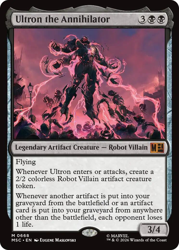 Image for Ultron the Annihilator (668) [Commander: Marvel Super Heroes] - Magic: The Gathering