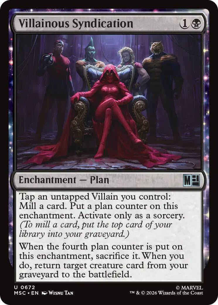 Image for Villainous Syndication (672) [Commander: Marvel Super Heroes] - Magic: The Gathering