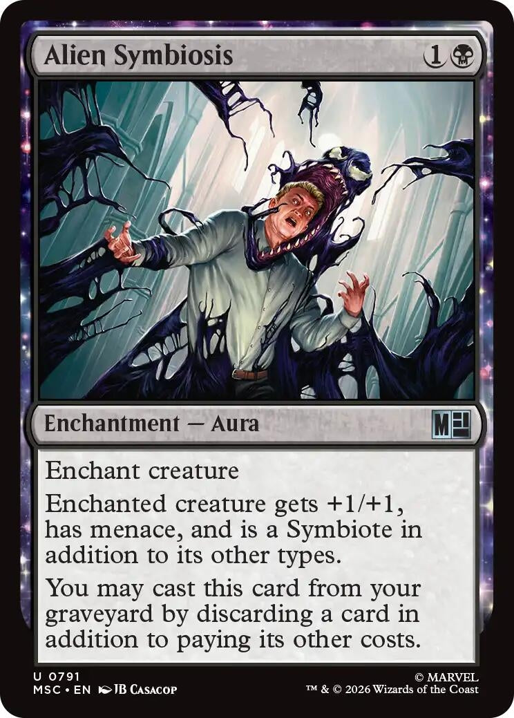 Image for Alien Symbiosis (791) [Commander: Marvel Super Heroes] - Magic: The Gathering