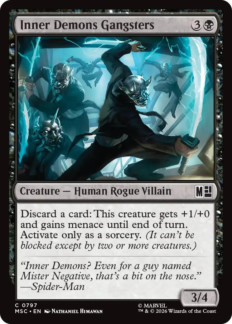 Image for Inner Demons Gangsters (797) [Commander: Marvel Super Heroes] - Magic: The Gathering