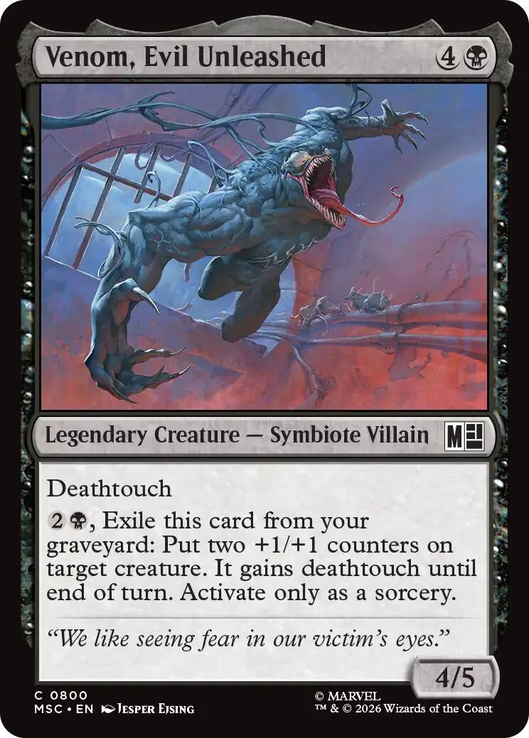 Image for Venom, Evil Unleashed (800) [Commander: Marvel Super Heroes] - Magic: The Gathering