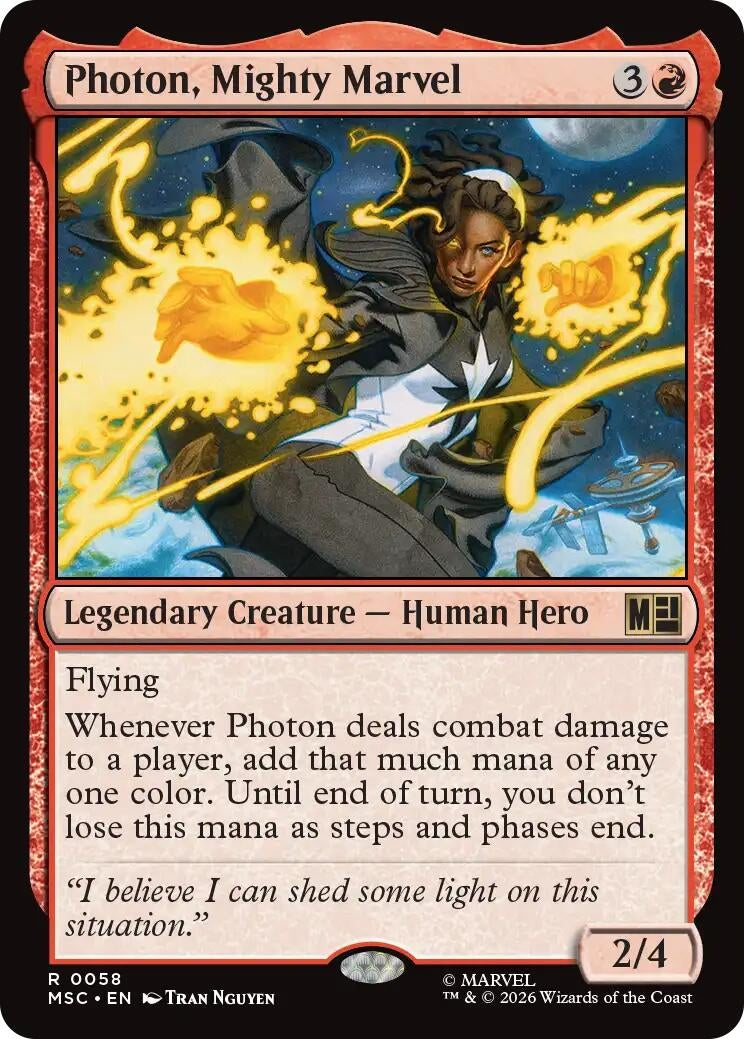 Image for Photon, Mighty Marvel (58) [Commander: Marvel Super Heroes] - Magic: The Gathering