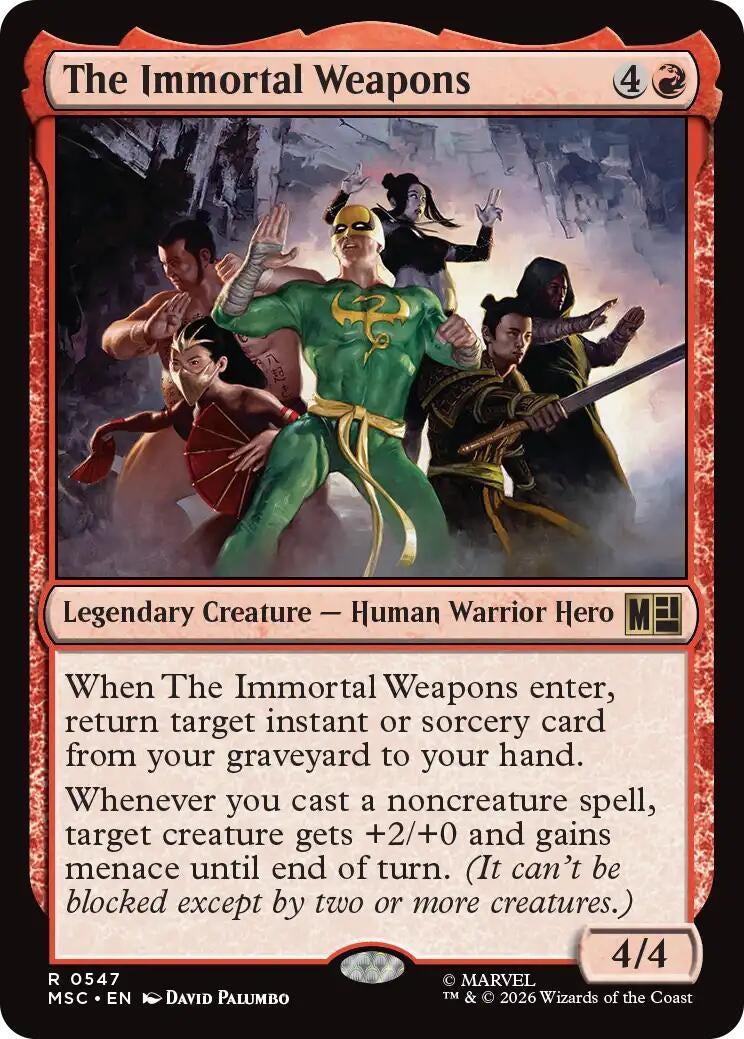 Image for The Immortal Weapons (547) [Commander: Marvel Super Heroes] - Magic: The Gathering