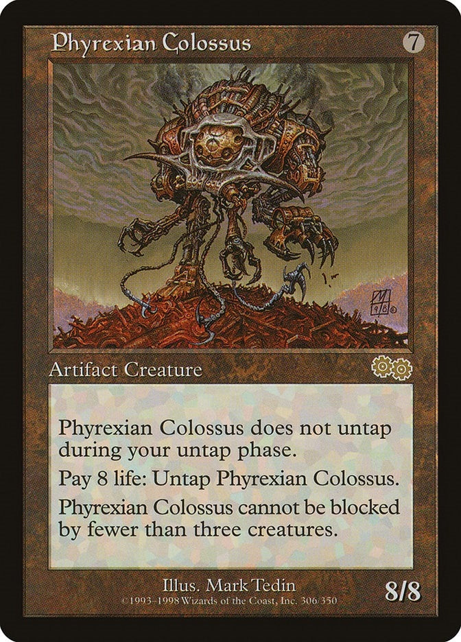 Image for Phyrexian Colossus (305) [Urza's Saga] - Magic: The Gathering