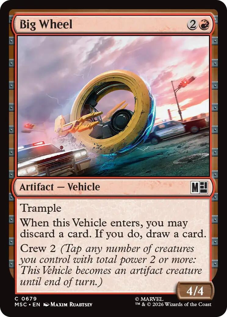 Image for Big Wheel (679) [Commander: Marvel Super Heroes] - Magic: The Gathering