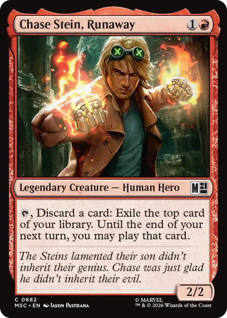 Image for Chase Stein, Runaway (682) [Commander: Marvel Super Heroes] - Magic: The Gathering
